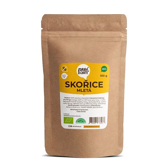 Skořice mletá 100 g BIO Zdraví s chutí