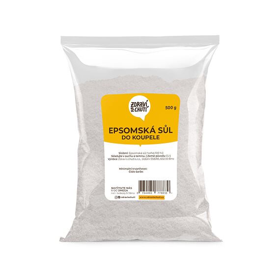 Sůl epsomská 500 g Zdraví s chutí