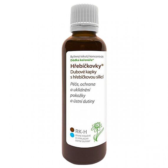 Dubové kapky hřebíčkovky 50 ml Dědek kořenář