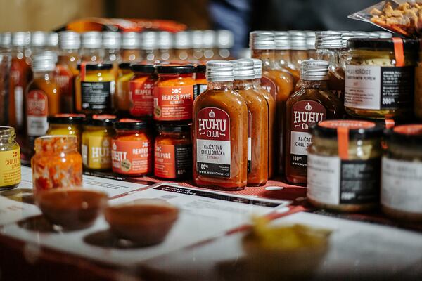 Vyzkoušet a nakoupit produkty HUHUchilli jste mohli i na brněnských vánočních trzích. Foto: HUHUchilli